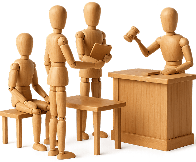 Деревянные манекены в суде
