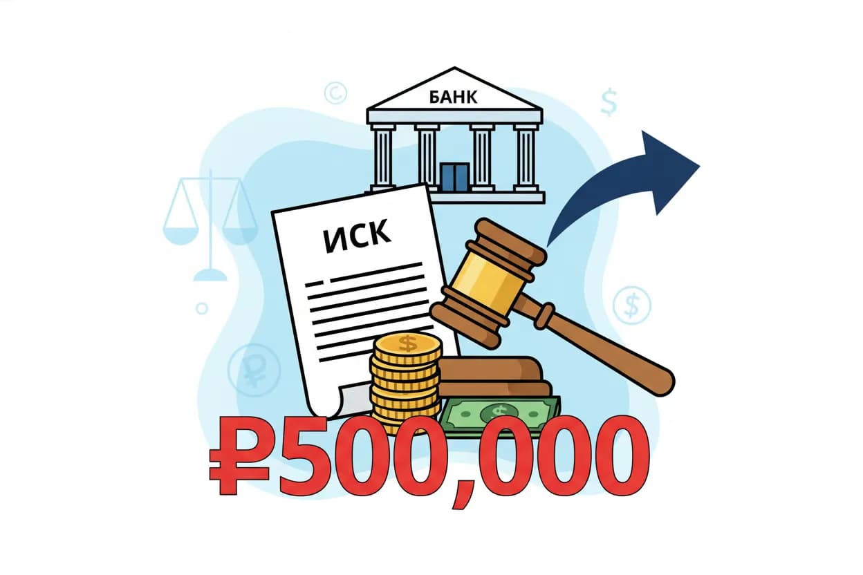 Банк подал ИСК